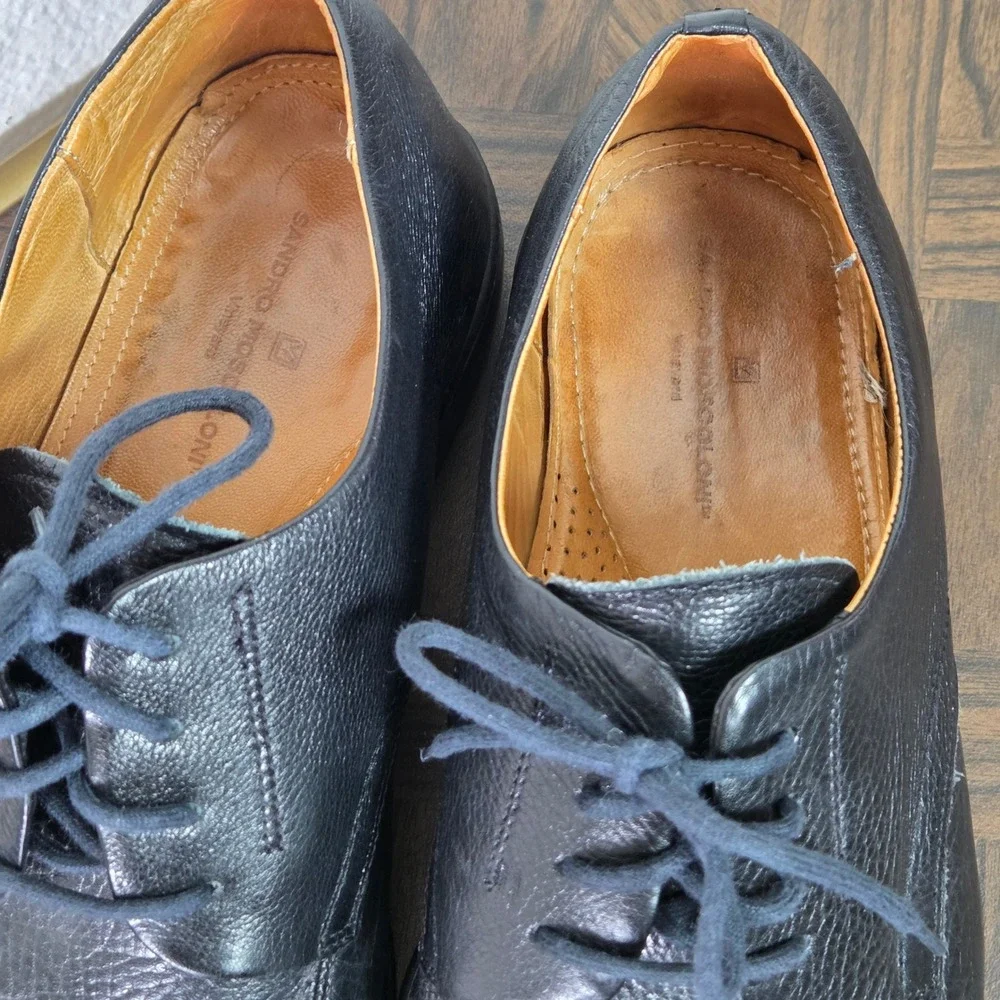 Sandro Moscoloni Vineyard Leather Apron Toe Lace Up‎ Dress Shoes Comfort Work